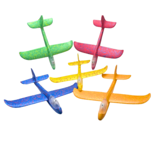 Avión planeador EPO EPP de 50 cm lanzado a mano con luces.