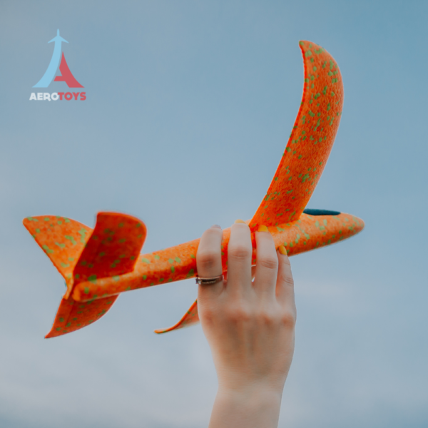 Avión planeador EPO EPP de 50 cm lanzado a mano con luces. - Imagen 4
