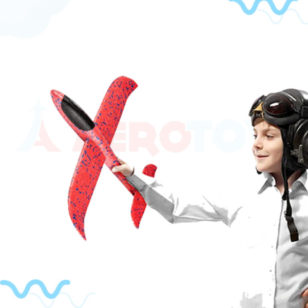 Avión planeador EPO EPP de 50 cm lanzado a mano con luces. - Imagen 5
