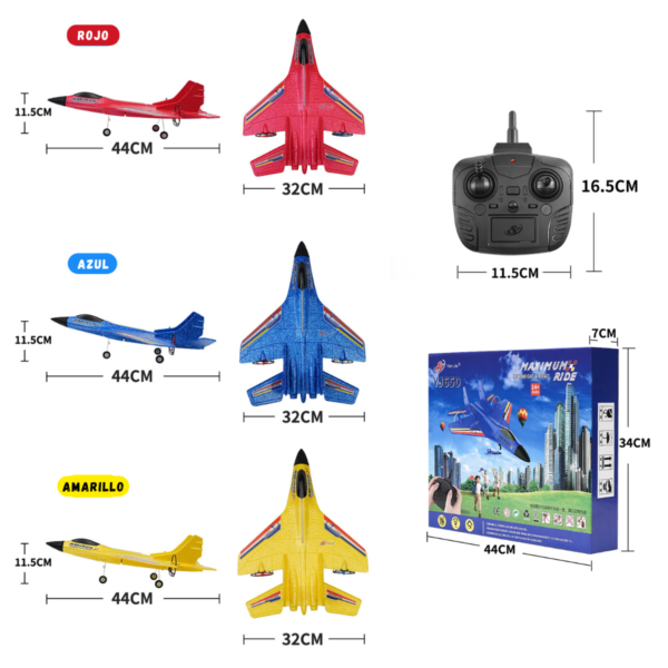 Avión Radio Control YJ650 LED RTF - Imagen 2