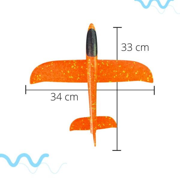 Avión planeador EPO EPP de 32 cm lanzado a con Pistola. - Imagen 4