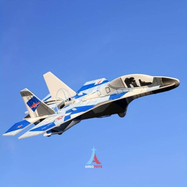 Avión yet planeador lanzamiento a mano eléctrico recargable, facil armado. - Imagen 2