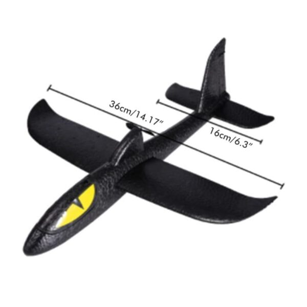 Avión planeador lanzamiento a mano eléctrico recargable. - Imagen 5