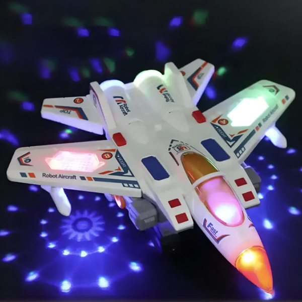 Transformer Airplane: Avión Transformer a Baterías, luces y musica Ideal niños pequeños - Imagen 5