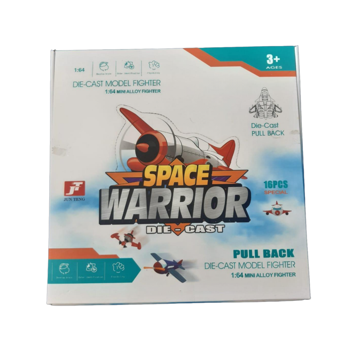 Space Warrior caja con 16 aviones metálicos a fricción - Imagen 4