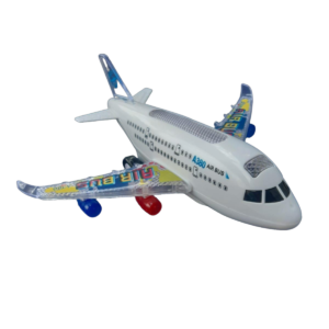 Avión con Luces y Sonido Función Bump & Go Rotación 360