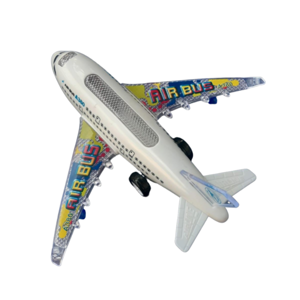 Avión con Luces y Sonido Función Bump & Go Rotación 360 - Imagen 4