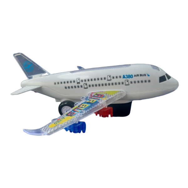 Avión con Luces y Sonido Función Bump & Go Rotación 360 - Imagen 3