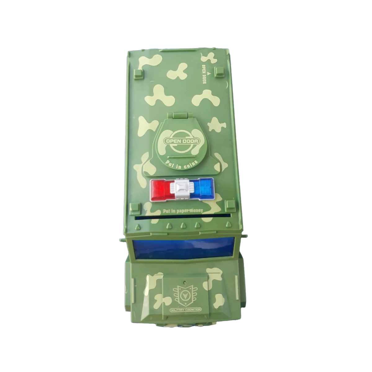 Camión Alcancía Militar con Luces y Música Bump & Go - Imagen 4