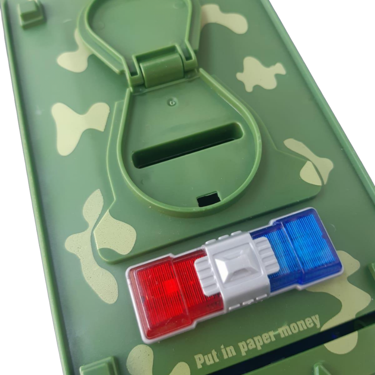 Camión Alcancía Militar con Luces y Música Bump & Go - Imagen 6