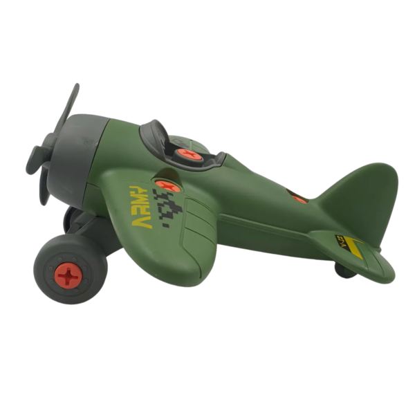Set Vehículos Desarmables Militar Moto Avión Helicóptero - Imagen 2