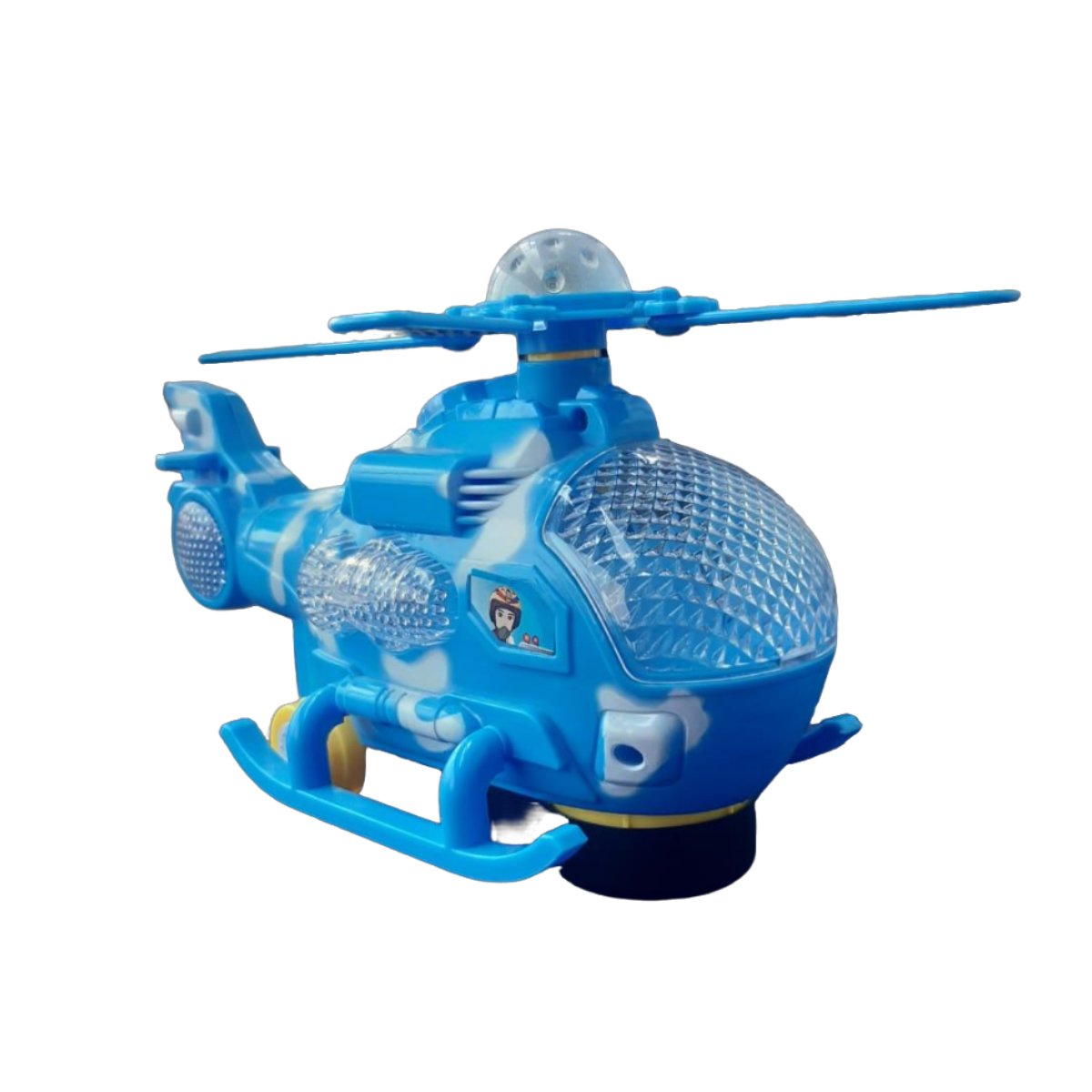 Helicóptero con Luces y Sonido Rotación 360 Hélice Giratoria