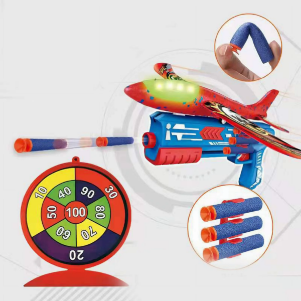Pistola Avión Planeador 2 en 1 con Balas de EVA - Imagen 2