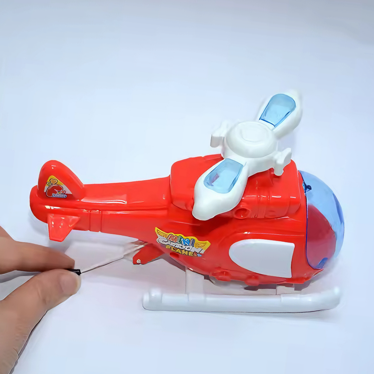 Helicóptero a Cuerda con Luces y Hélice Giratoria - Imagen 5