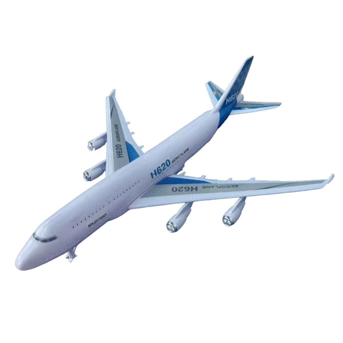 Avión Plástico 40 cm para armar con ruedas - Imagen 2