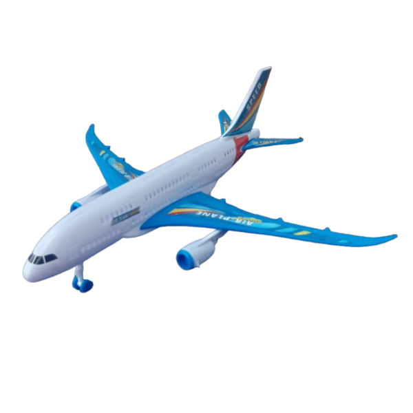 Avión Plástico 32 x 32 cm a cuerda blanco - Imagen 3