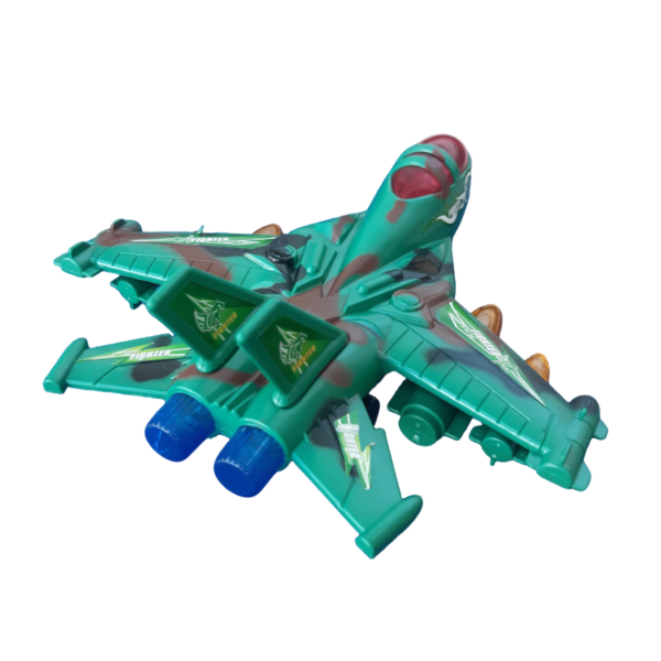 Avión Jet Militar Verde - Imagen 2