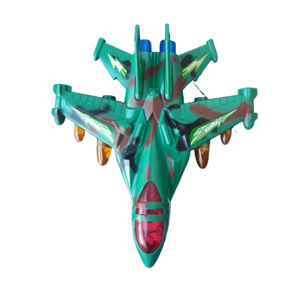 Avión Jet Militar Verde - Imagen 4
