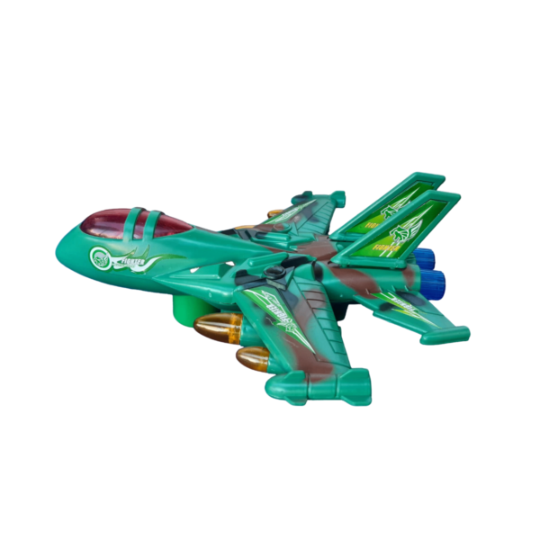Avión Jet Militar Verde - Imagen 3