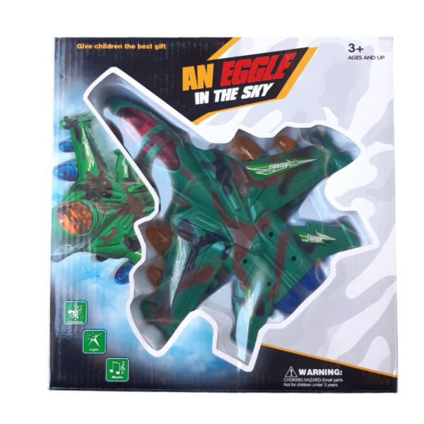 Avión Jet Militar Verde - Imagen 5