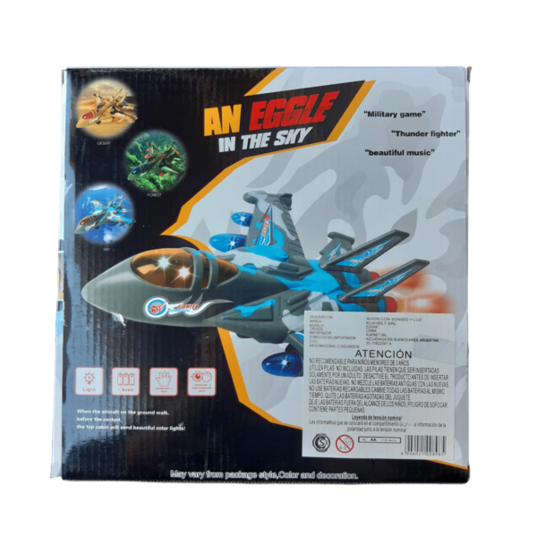 Avión Jet Militar Verde - Imagen 6