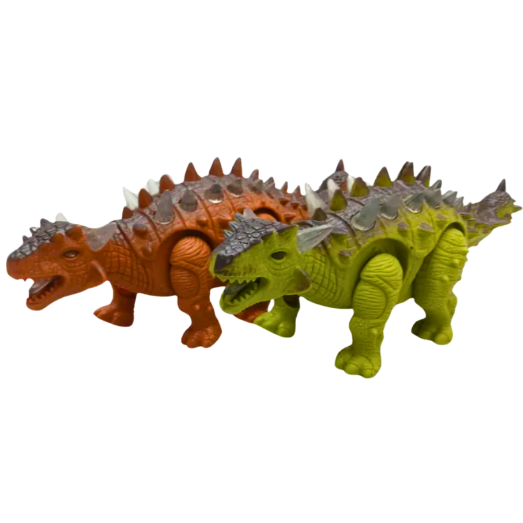Ankylosaurus Dino World – Dinosaurio interactivo que Camina, Ruge y Brilla con Luces - Imagen 3