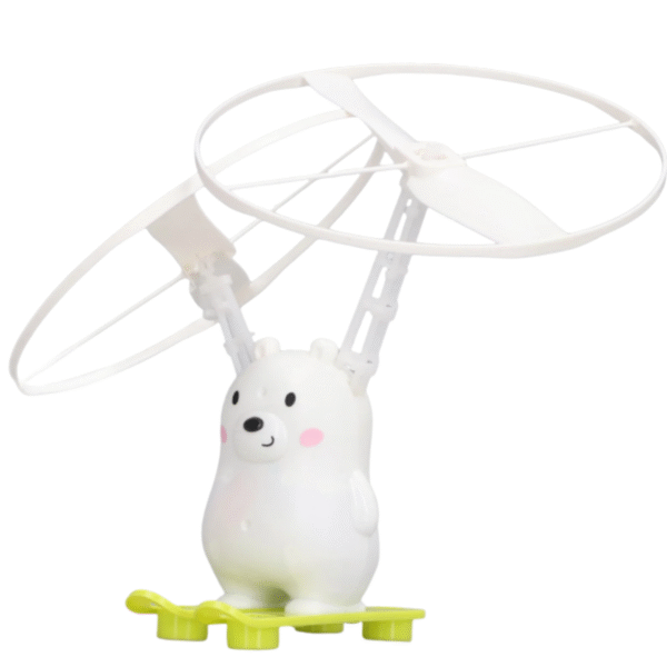 Drone Lanza Burbujas con Sensor de Movimiento, recargable, Luz LED, Oso/Perro - Imagen 4